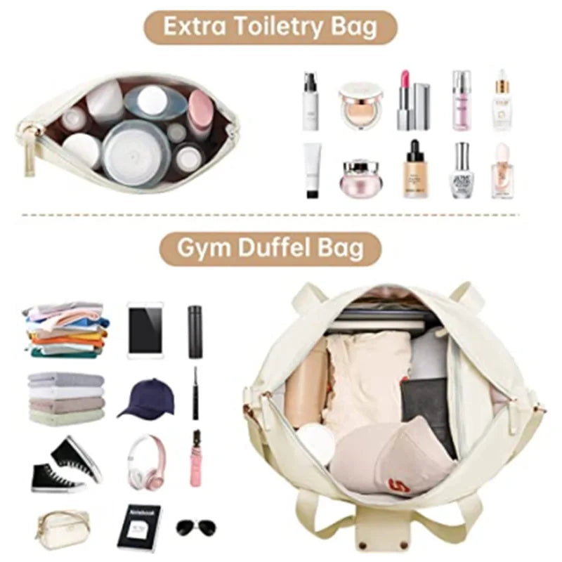 Sweet & Blush Weekend Duffle Bag with USB Charging Port